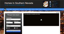 Desktop Screenshot of homesinsouthernnevada.com